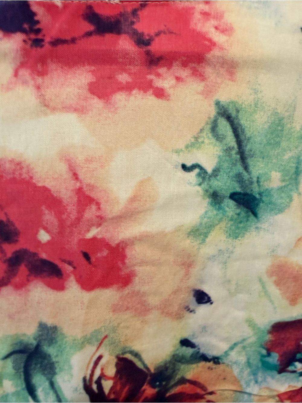 Andree by Unit Floral V-Neck Top Size Large - Picture 12 of 16